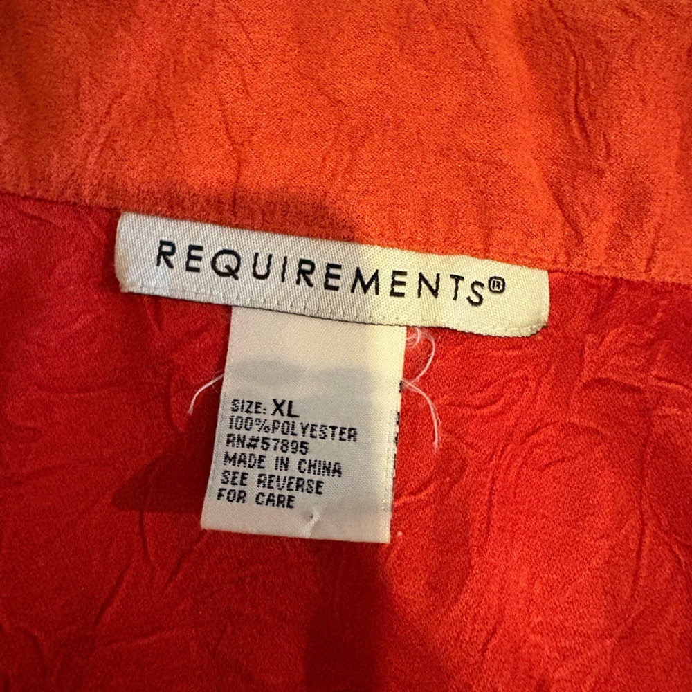 Vintage Orange Blazer Coat - Picture 8 of 9